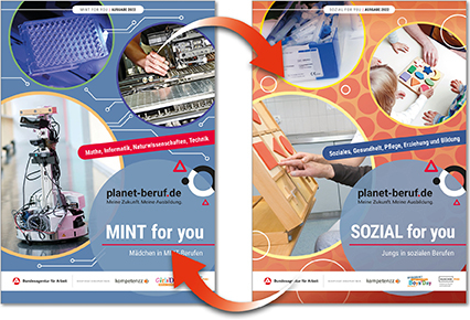 Cover des Wendeheftes MINT&Sozail for you